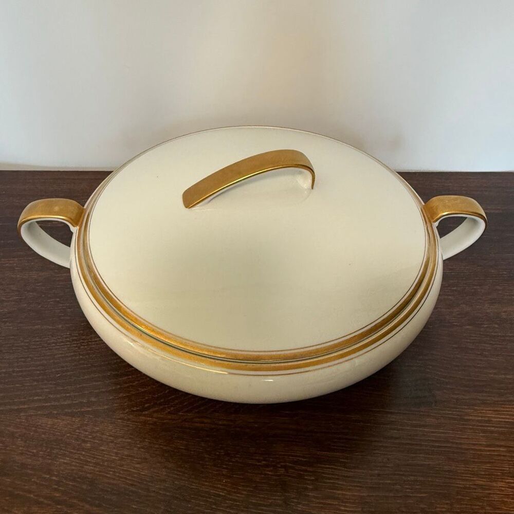 Vintage mid century 1950s Bradford by Noritake Japan 1582 covered serving dish 9